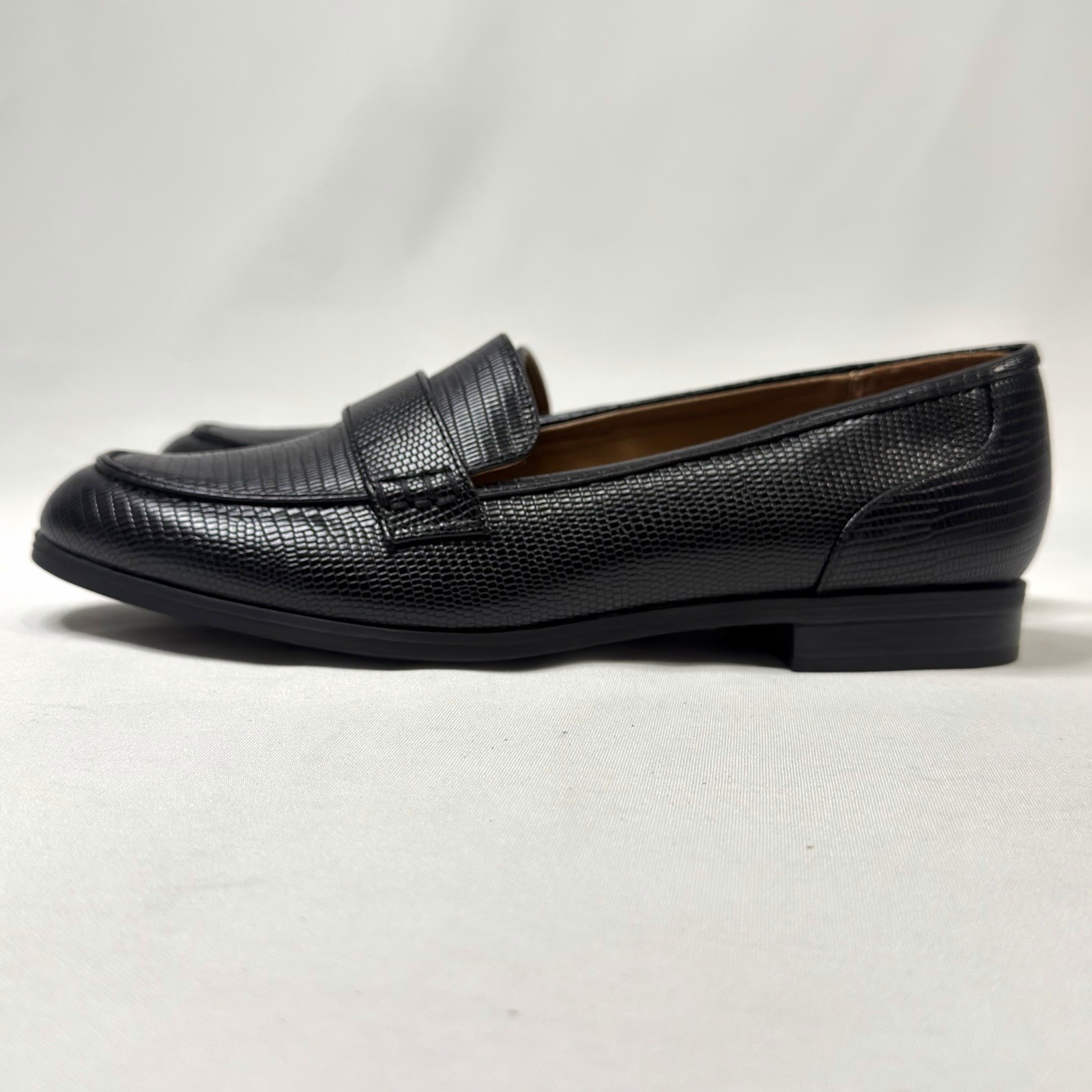 Naturalizer Womens Milo Loafer Black Size 9 W