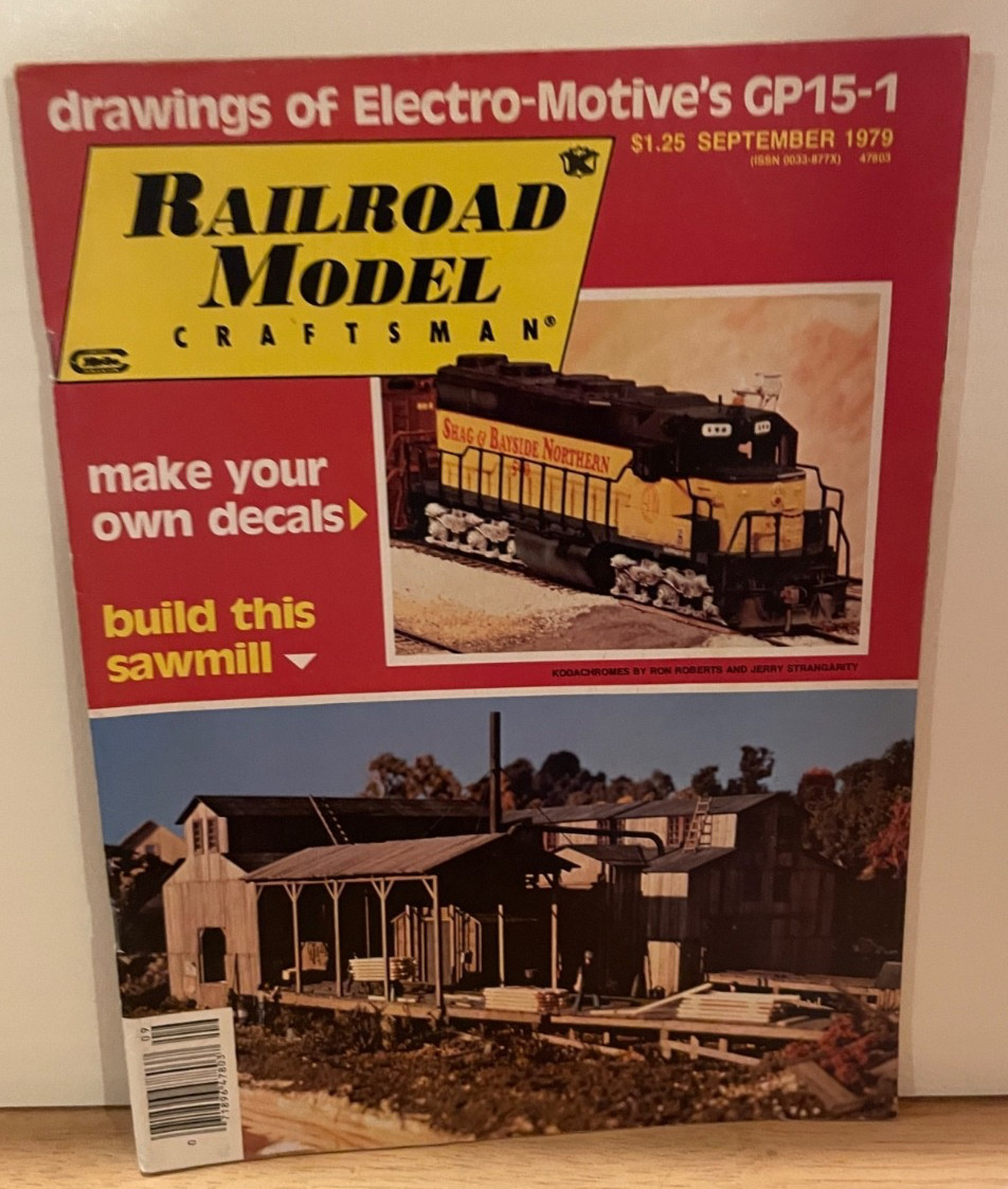 Vintage Model Railroad Magazine - Railroad Model Craftsman September 1979