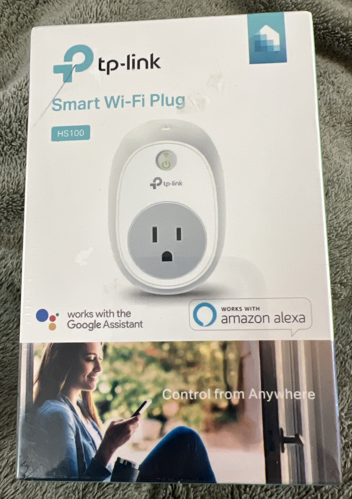 TP-Link- HS100 Smart WiFi Plug- Works w/Google Assistant & Amazon Alexa- Sealed