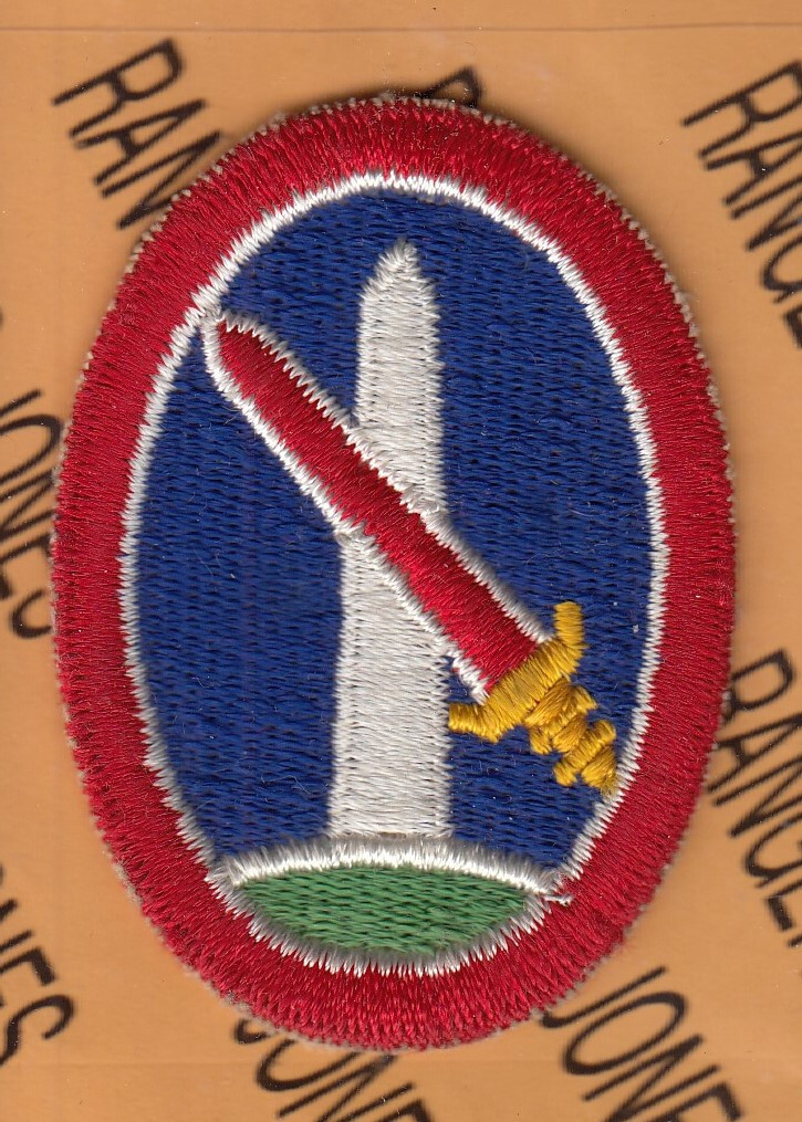 WWII US Army Military District of Washington MDW ~3" patch c/e D