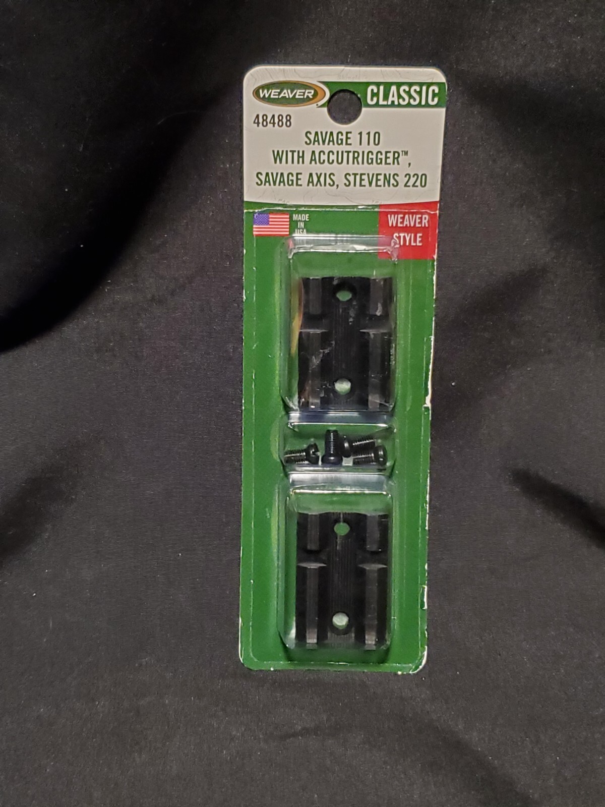 Weaver Rifle Scope Aluminum Base Pair Savage 110 w/AccuTrigger & Stevens 200 B32
