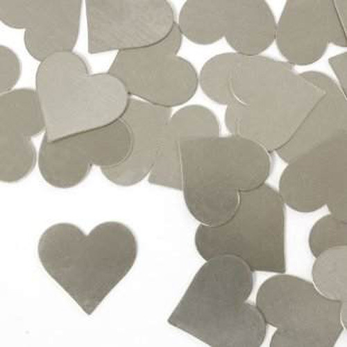 50 Metal Stamping Blanks Heart Blanks Aluminum BULK Hand Stamping Jewelry Blanks