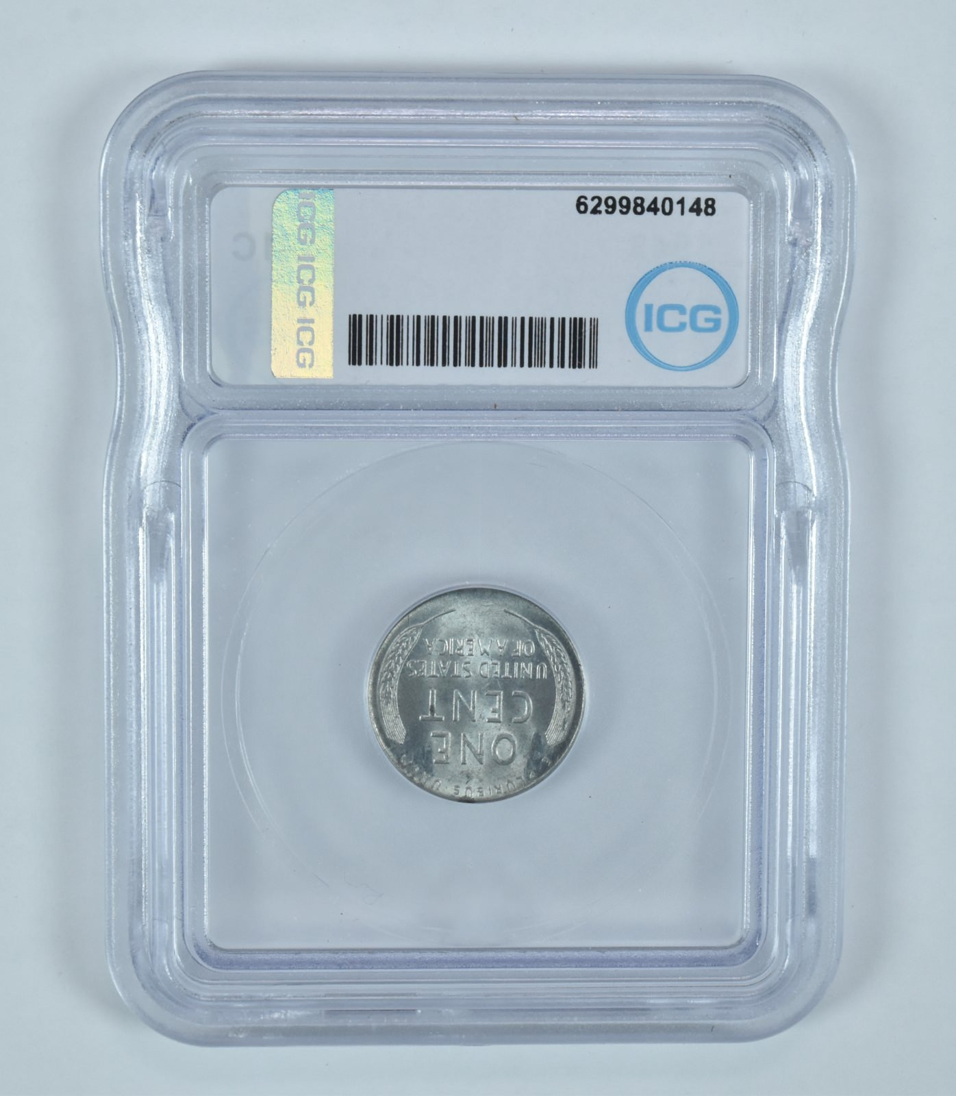 1943 Lincoln Wheat Cent MS65 ICG
