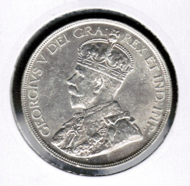 Canada Silver $1 Dollar 1936 George V Uncirculated - Nice!