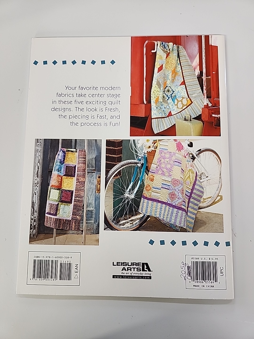 Quilting Pattern Book FRESH, FAST & FUN Quilts 5 Designs Ann Hansen
