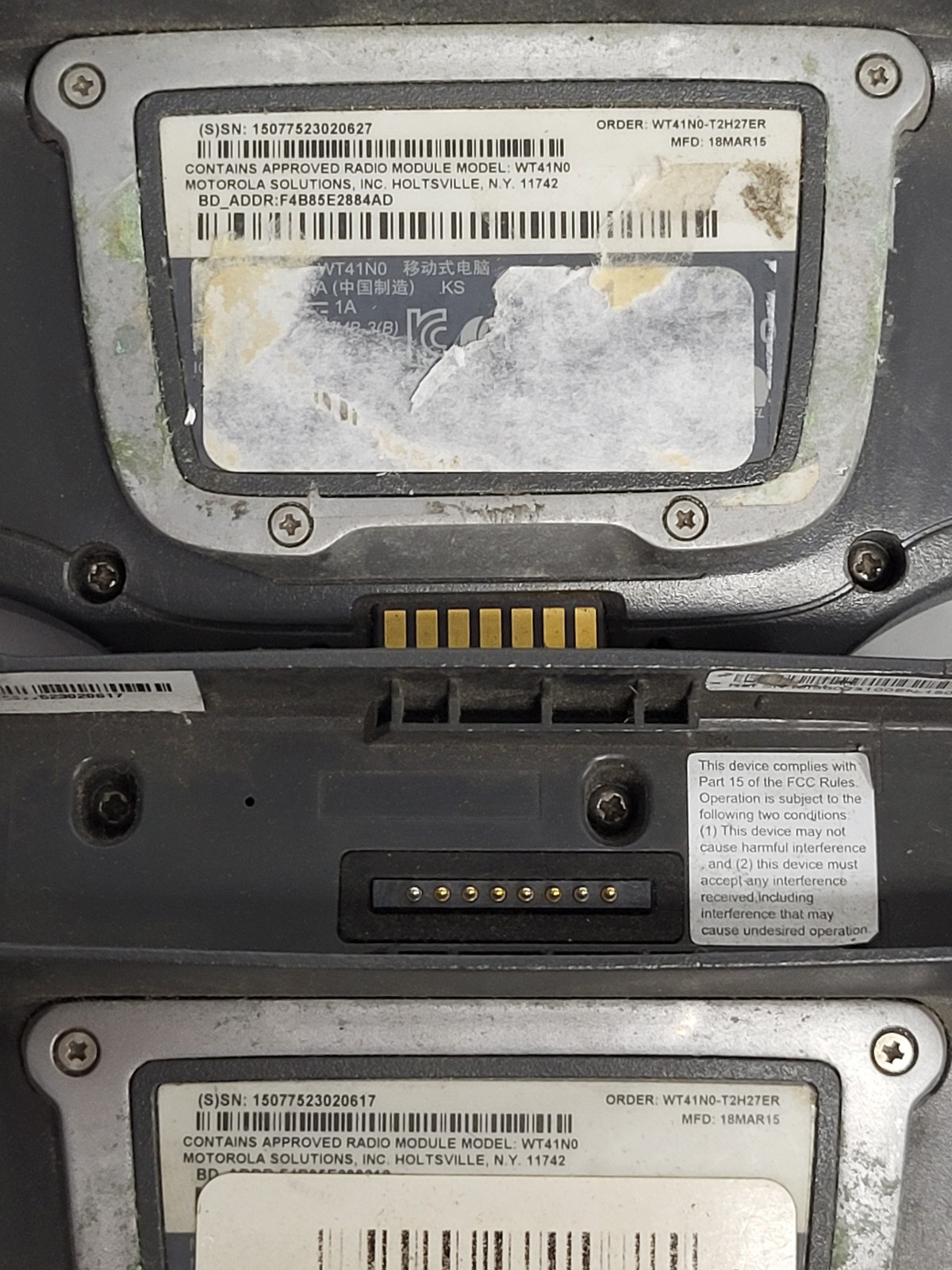 Lot of 20 Motorola WT41N0 Wrist Computers Parts (No Batteries, Untested)