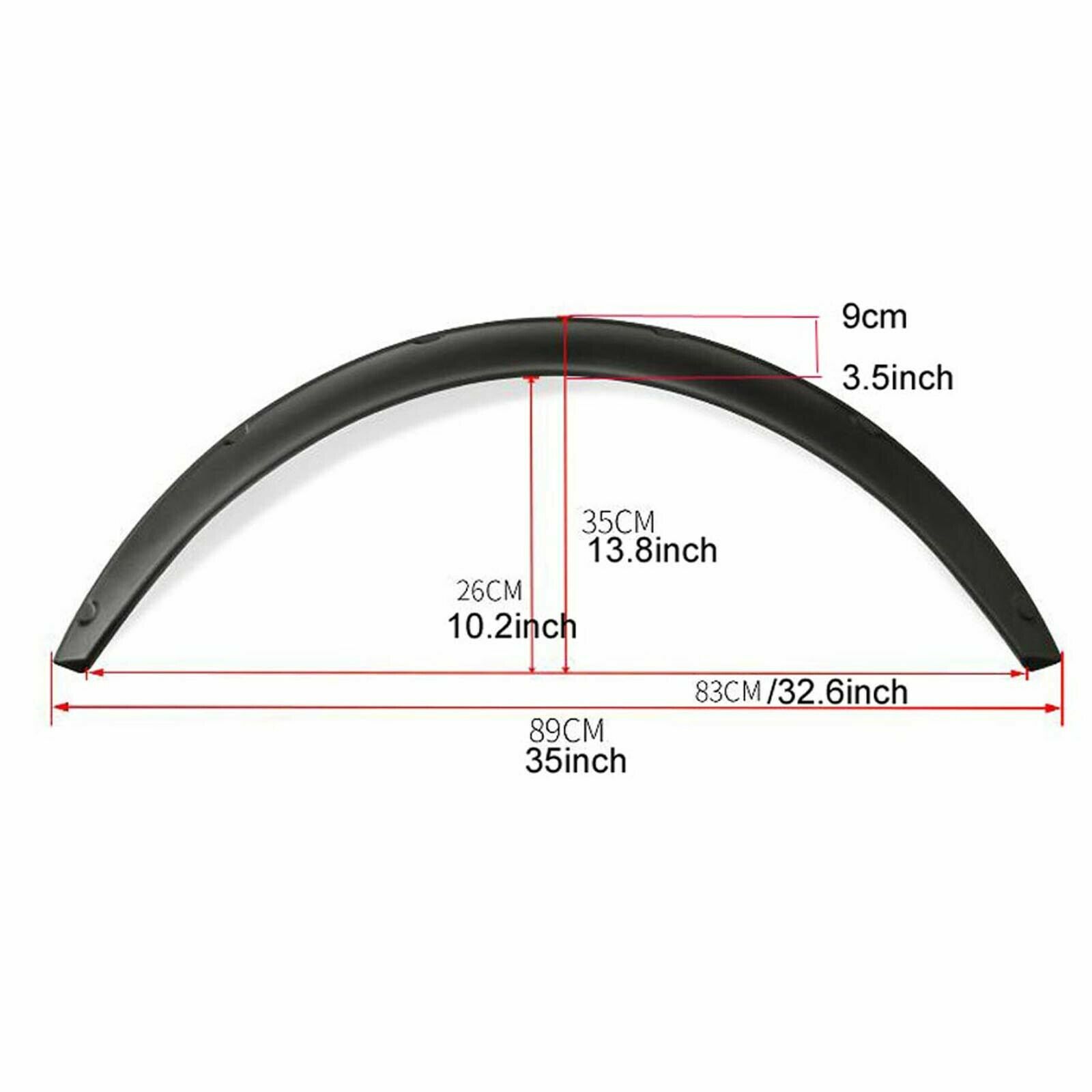 For Mini Cooper R53 R56 R58 4Pcs Car Wheel Arches Fender Flares Extra Wide Body