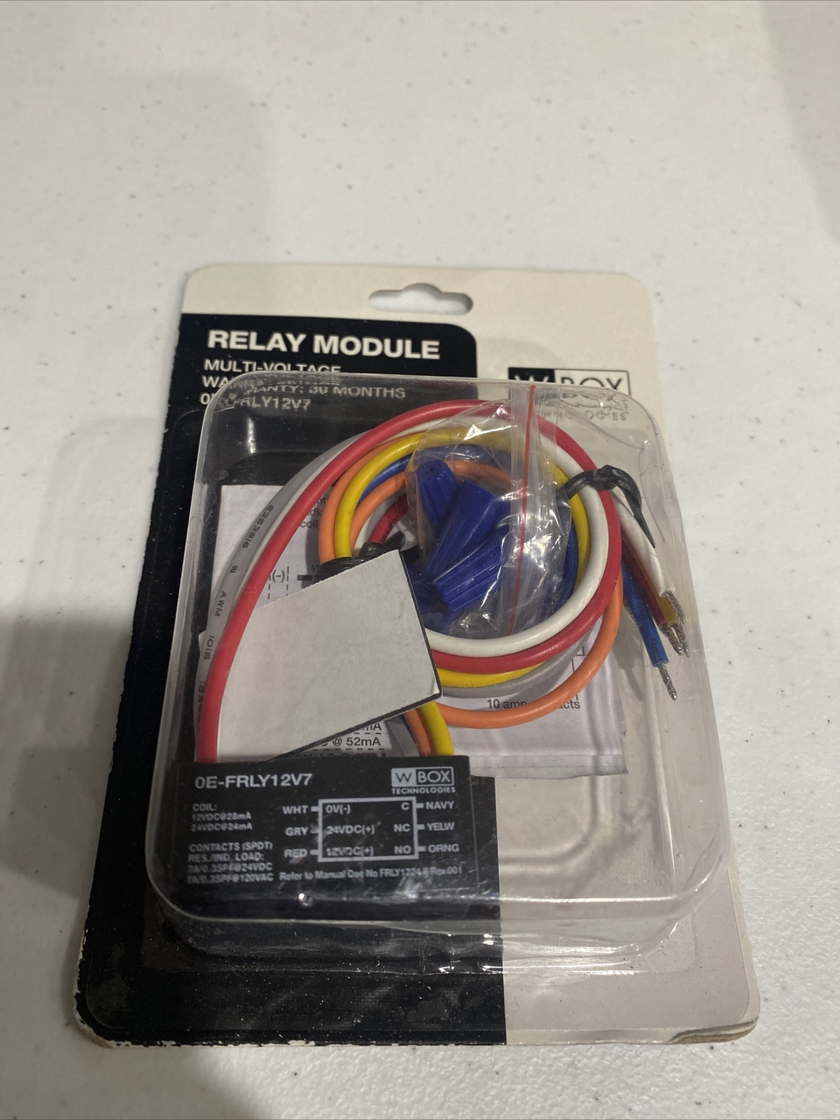 MULTI-VOLTAGE RELAY MODULE - OE-FRLY12V7 BY W BOX TECHNOLOGIES