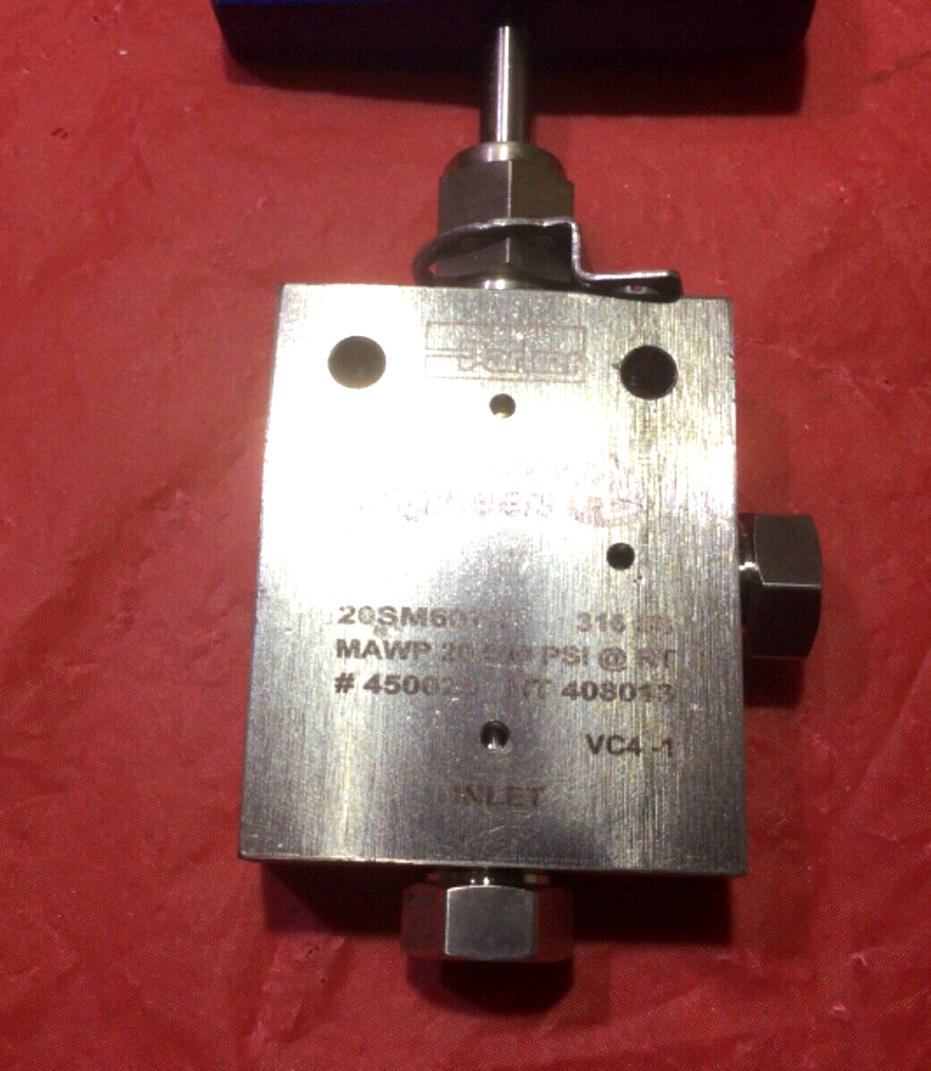 PARKER 20SM6072 Needle Valve