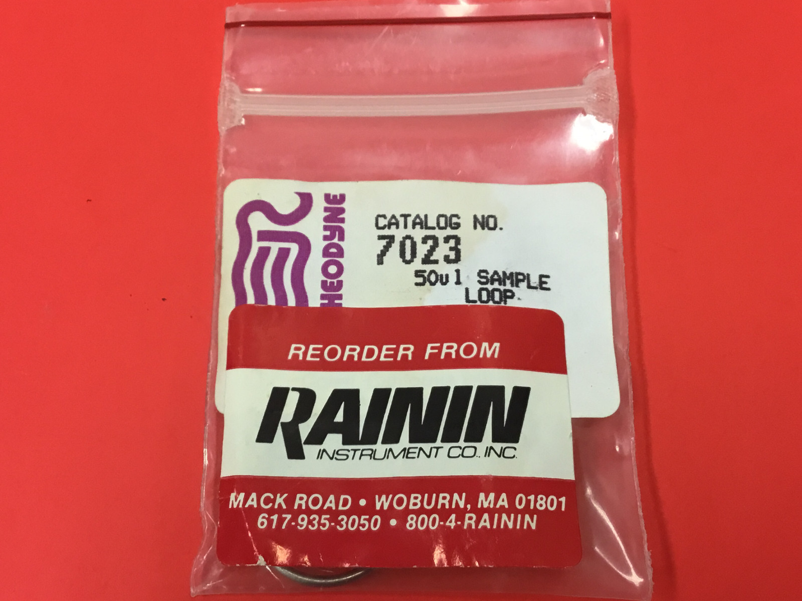 Rheodyne - 7023 - 50µL - Sample Loop SS - NEW
