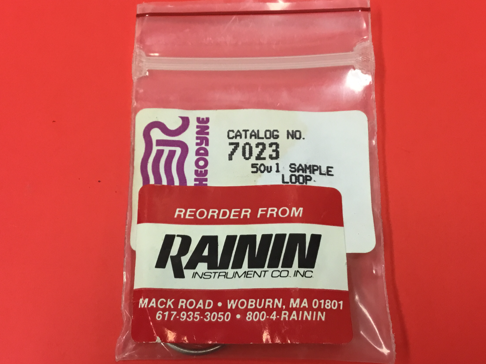 Rheodyne - 7023 - 50µL - Sample Loop SS - NEW