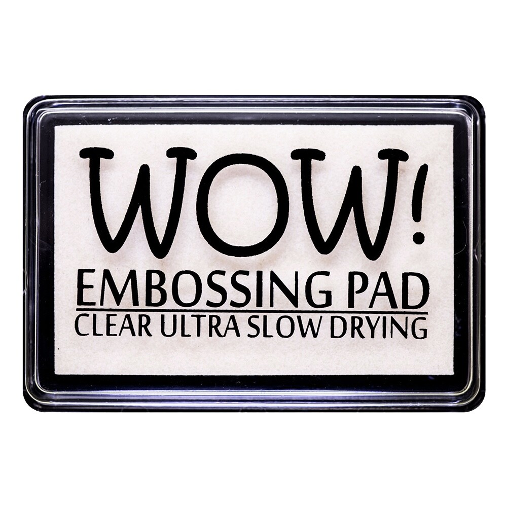 WOW! Embossing Pad, Clear Embossing Ink, Ultra Slow Drying, Clear Embossing Pad