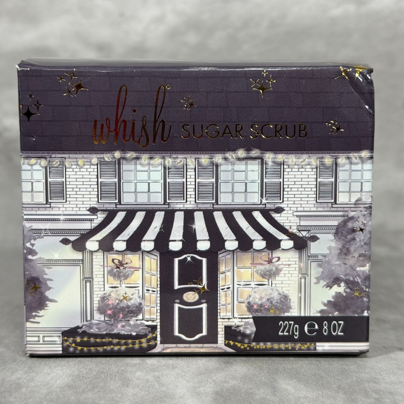Whish Peppermint Bark Sugar Scrub Scented New in Box Holiday 8 oz