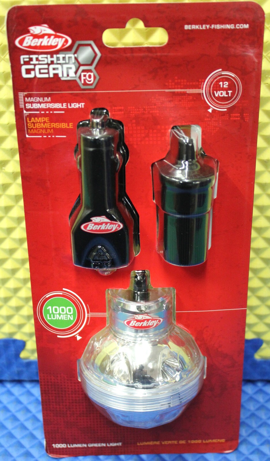 Berkley Fishin' Gear 12 Volt Magnum Submersible Light 1000 Lumen BBMMSL 1337867