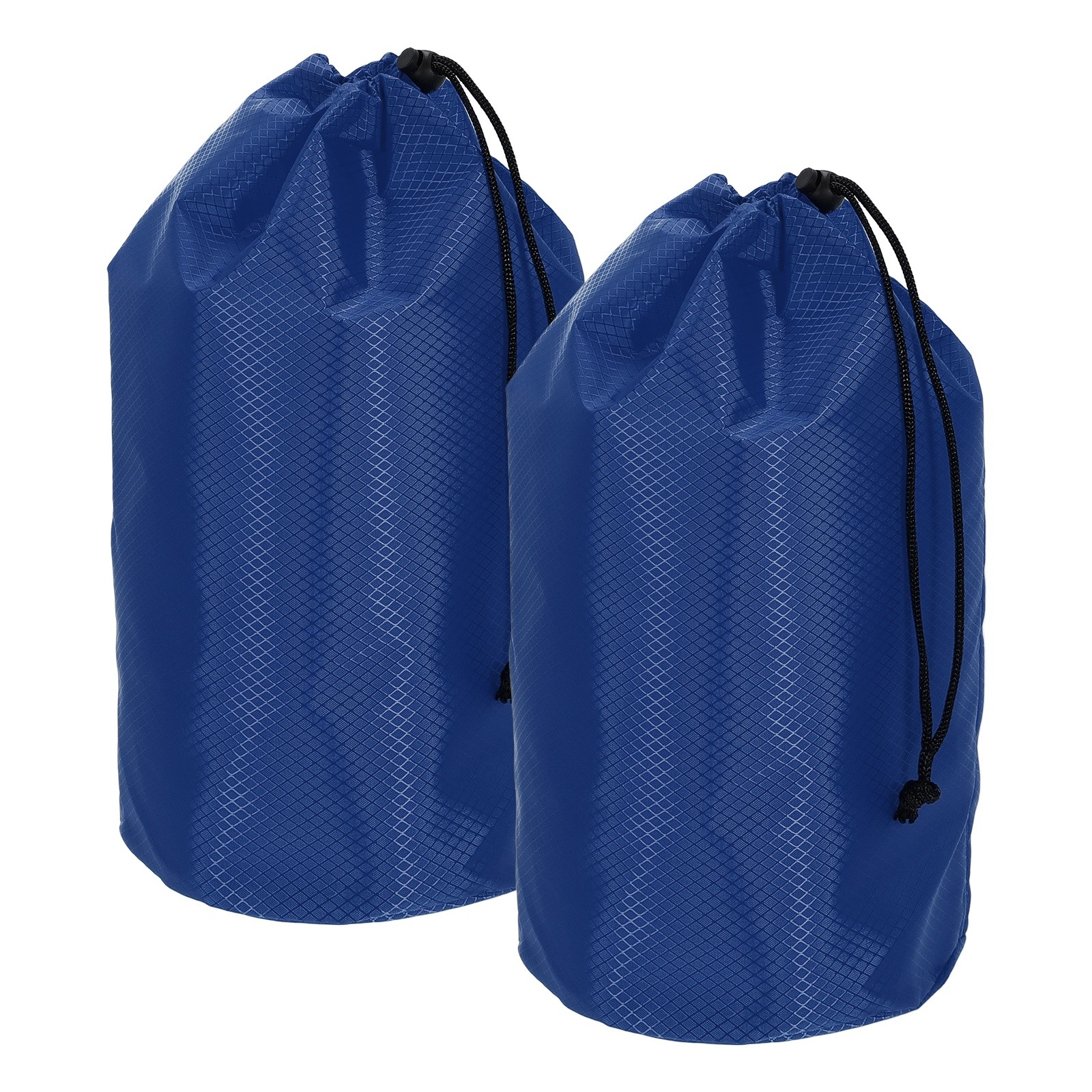 Stuff Sack, Waterproof Ditty Bags with Toggle 7x13In & 2 Pack & Sapphire