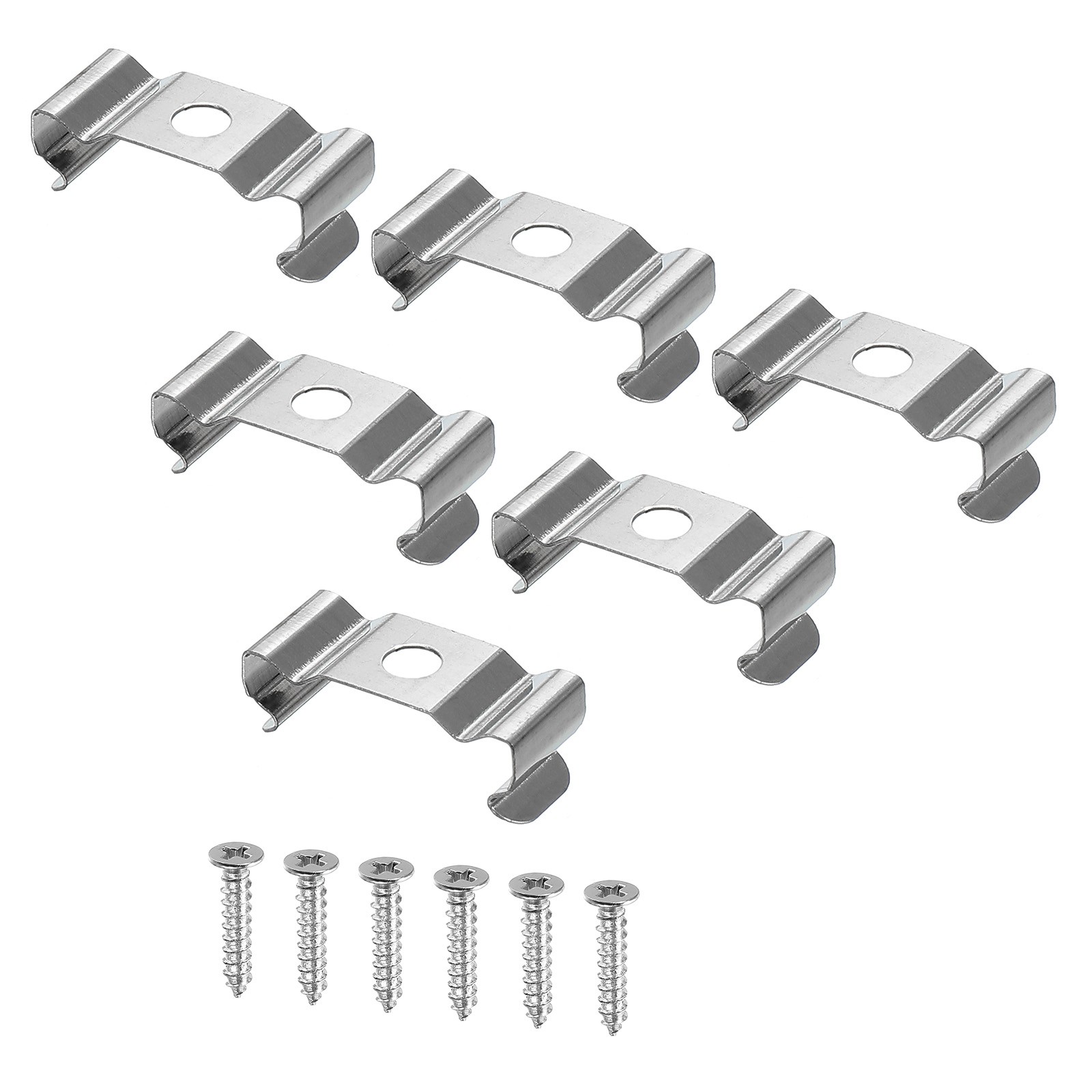 10Pack T5 LED Light Bulbs Clip Fluorescent Tube Fixture Holder Clamps with Screw