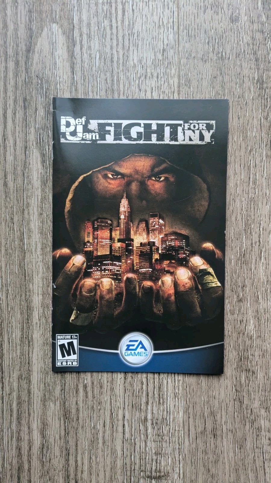 USED AUTHENTIC MANUAL ONLY - NO GAME NO BOX -) DEF JAM FIGHT FOR NY (- PS2