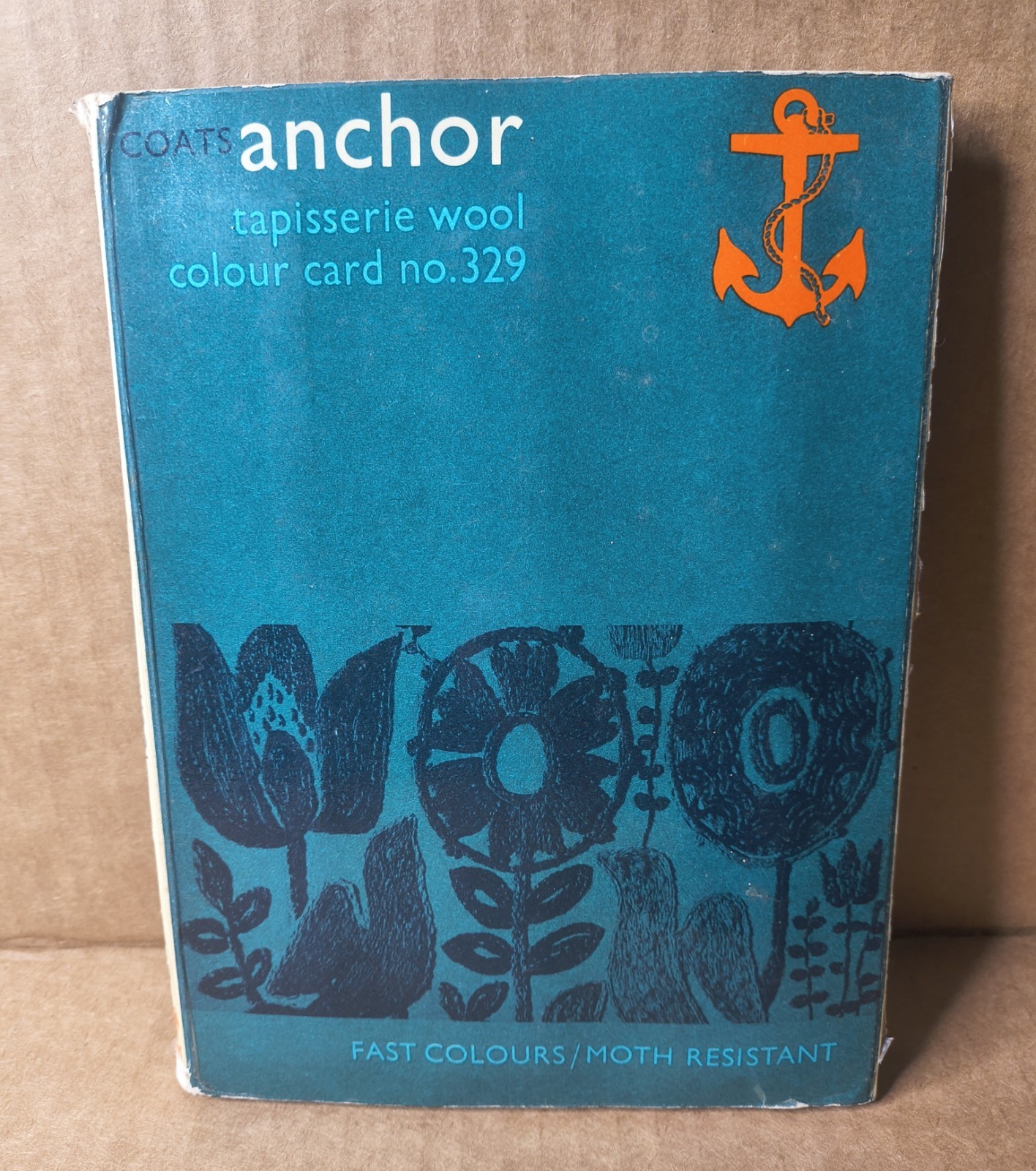 Anchor tapisserie wool colour card, no. 329