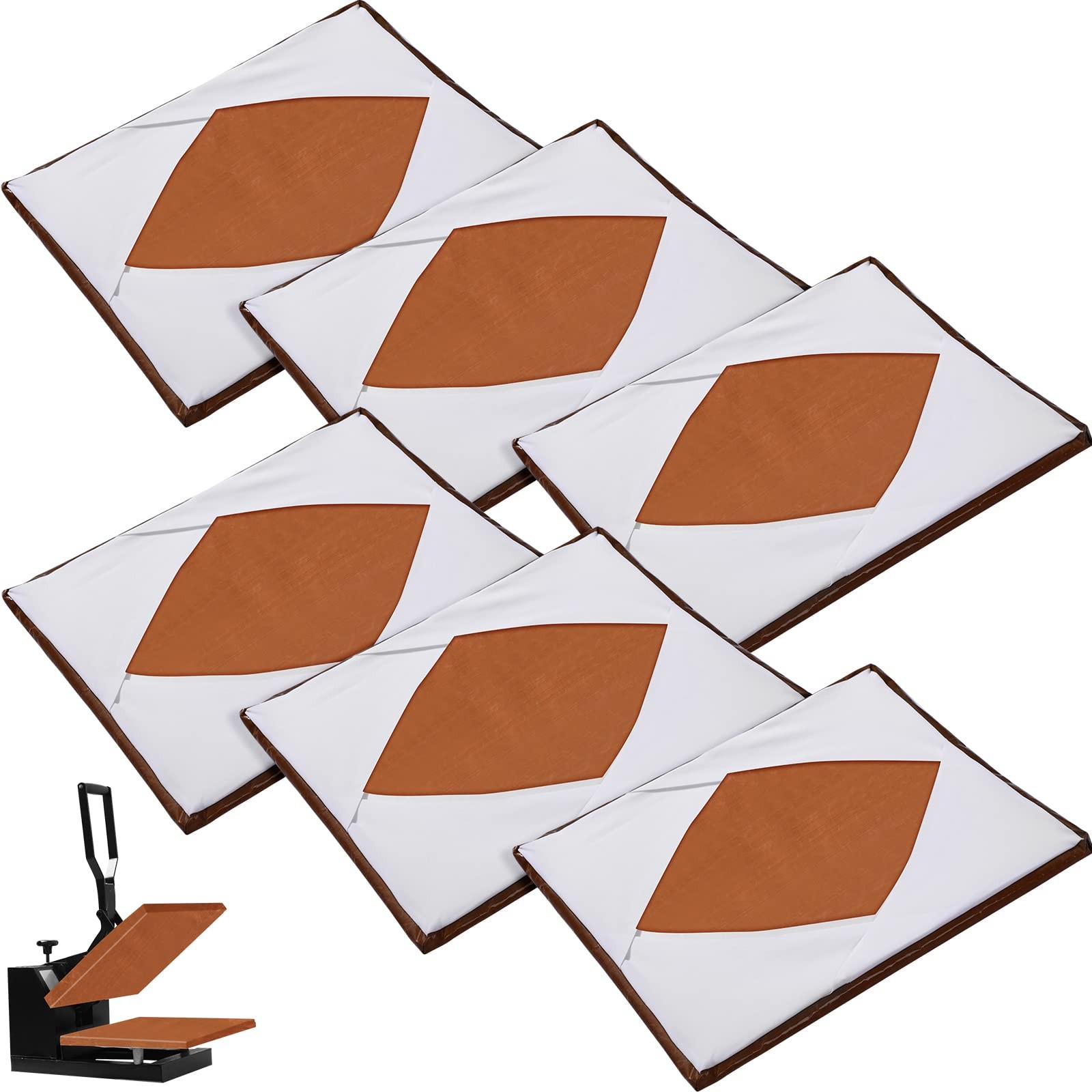 Zhengmy 2 Pcs 16 x 20 Inch Heat Press Platen Wrap Cover Non as picture shown
