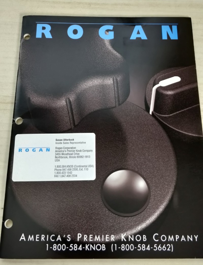 1989 ROGAN Catalog No. 96 Knobs for electrical products C3