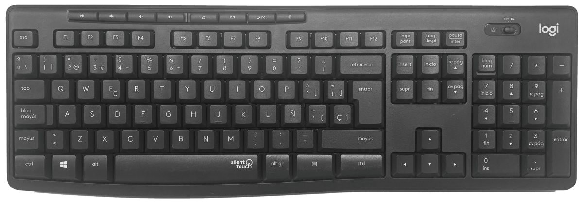 ST155 Replacement individual single key for keyboard Logitech MK295 K295