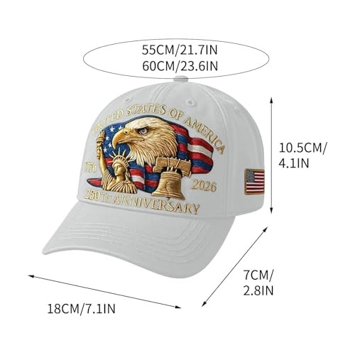 250th Anniversary USA Commemorative Adjustable Baseball Cap