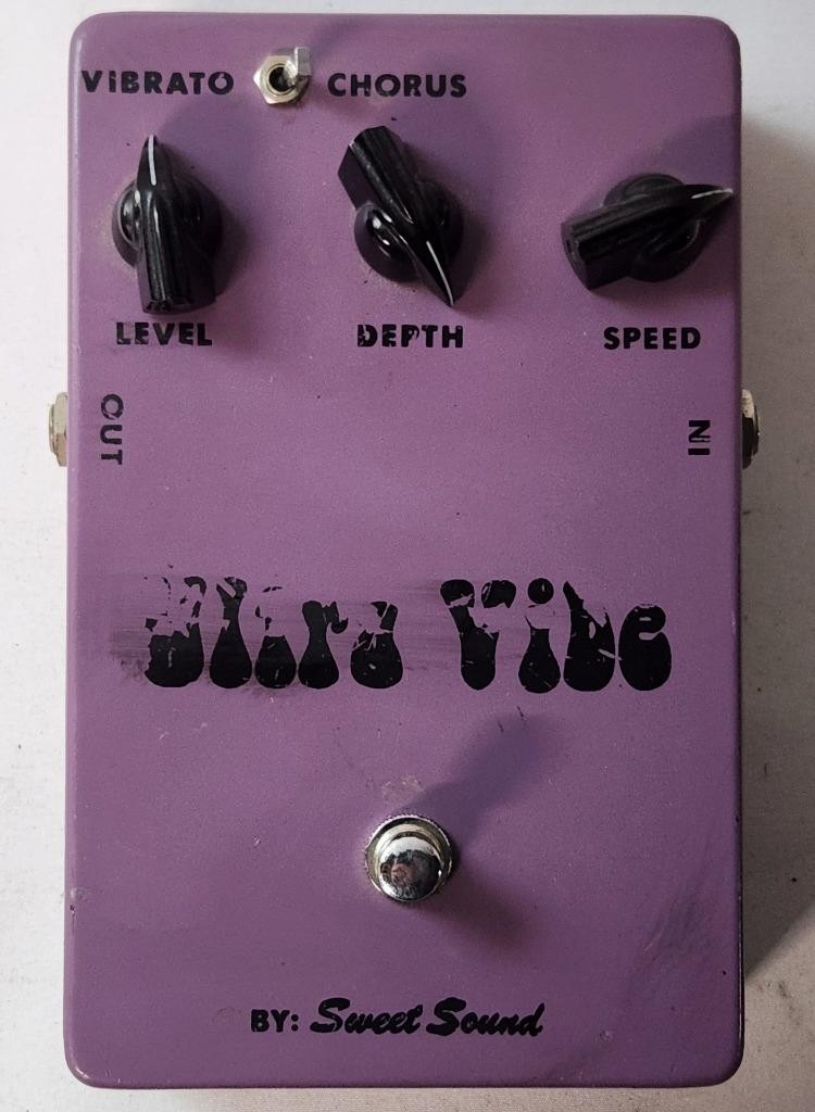 Rare Signed Bob Sweet Sound Ultra Vibe 1995 Vintage Guitar Pedal