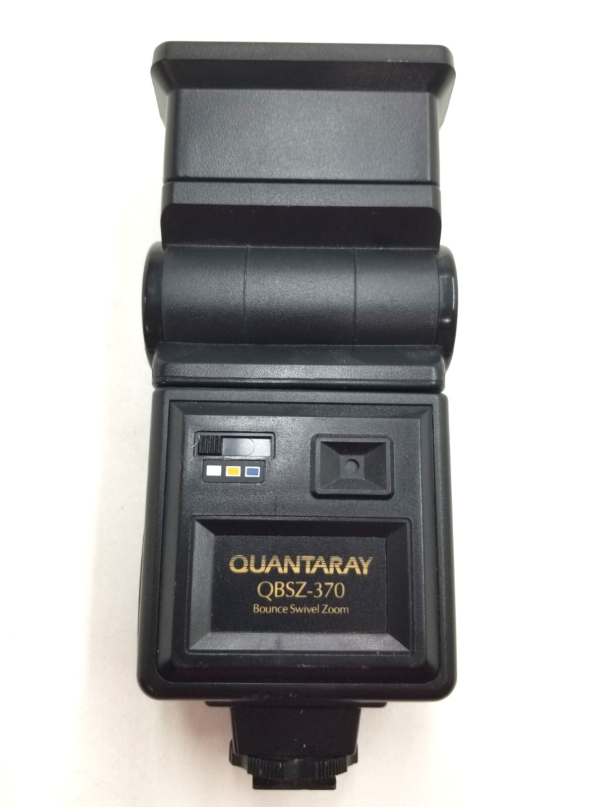 Quantaray QBSZ-370 Shoe Mount Automatic / Manual Flash for Cameras With Hot Shoe