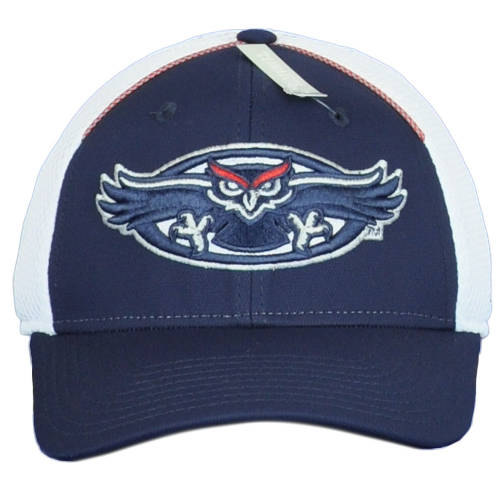 NCAA Florida Atlantic Owls 347AZ Climate Hat Cap Curved Bill Jersey Mesh Two Ton
