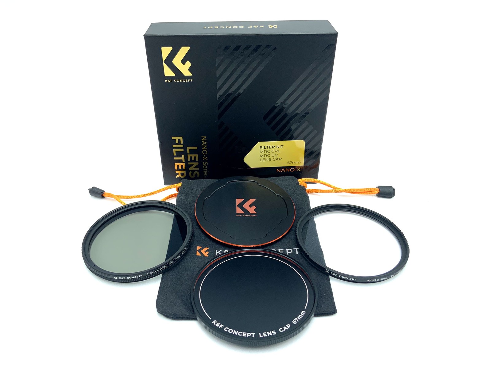 EasyBuy Filter Kit Nano-X MRC CPL/UV + Lens Cap in Box 67mm Round