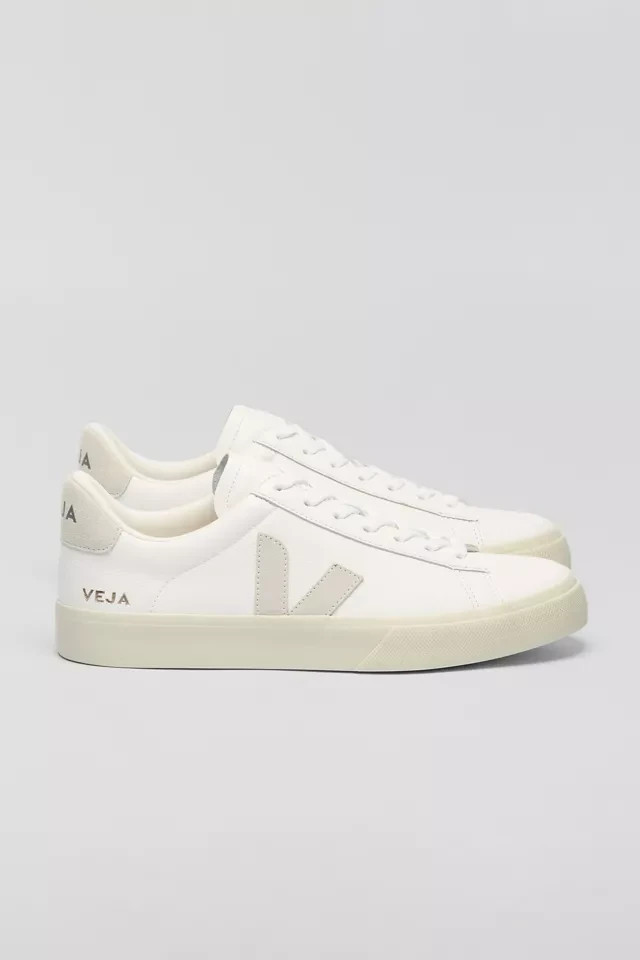 NWT Veja Women's Campo Sneaker Extra White + Natural Suede