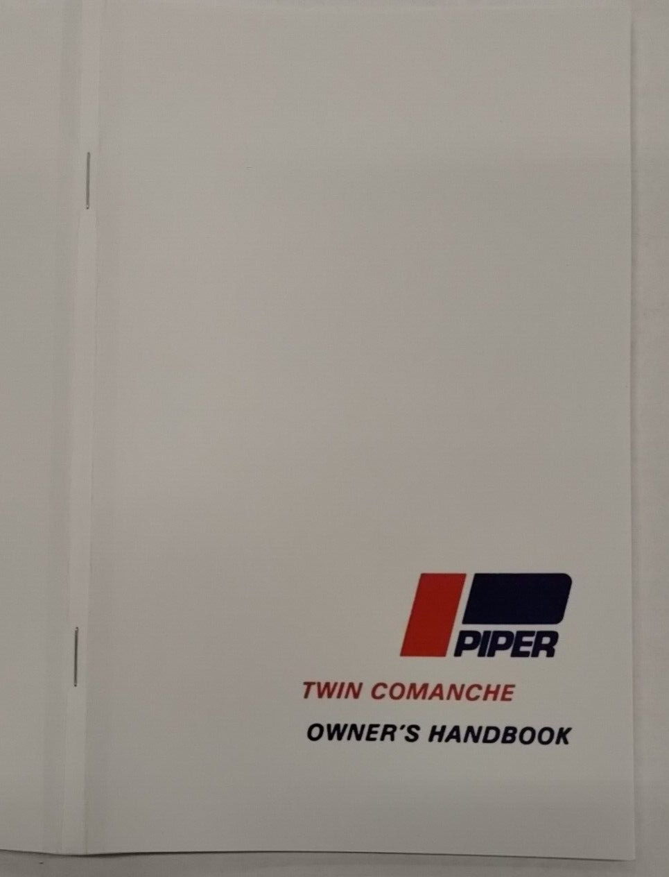 Piper 1963-65 PA-30 Twin Comanche Owner's Handbook 753-644-Reproduction