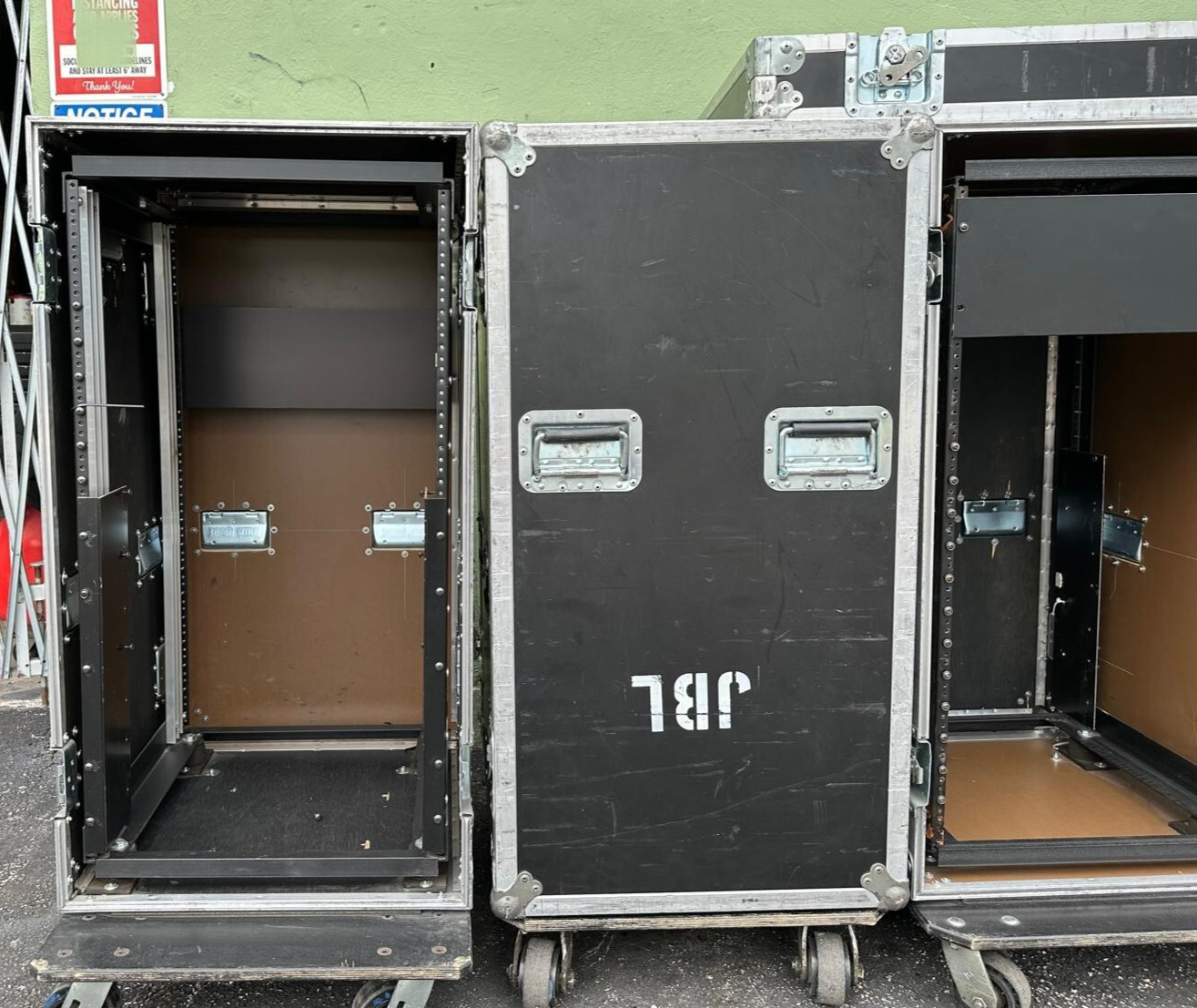 Indy Case 21 Space Shock Amps/Rack/Case On Wheels #4259 (One) THS