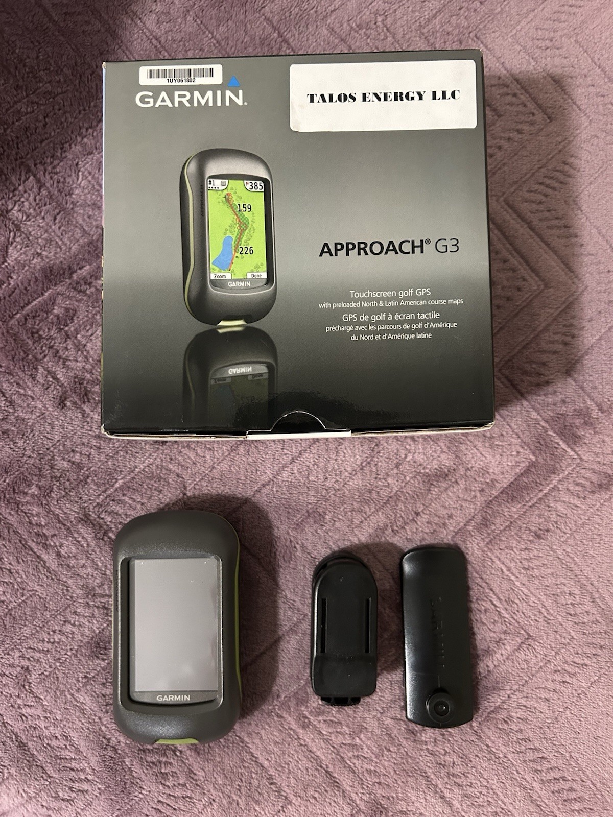 Garmin Approach G3 Handheld Golf GPS Rangefinder Working With Original Box