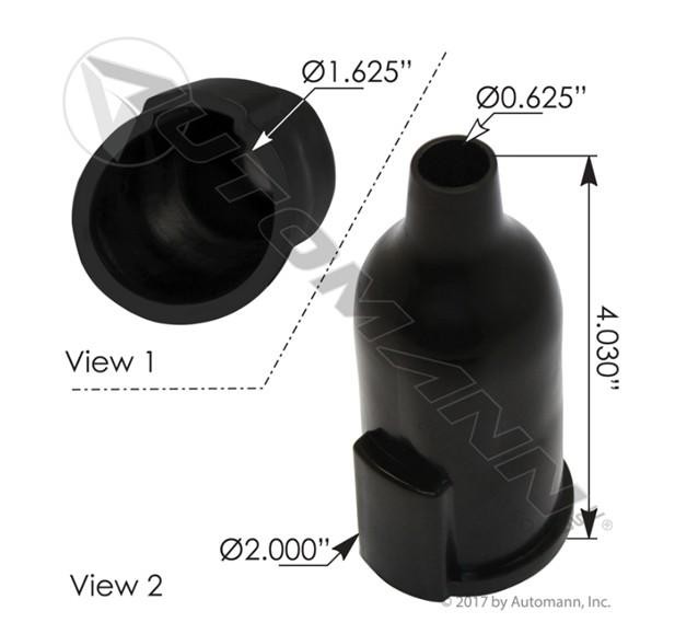 Replaces 15740 670722 421749 AUTOMANN SOCKET BOOT ELECTRICAL COMPONENT ,  MN