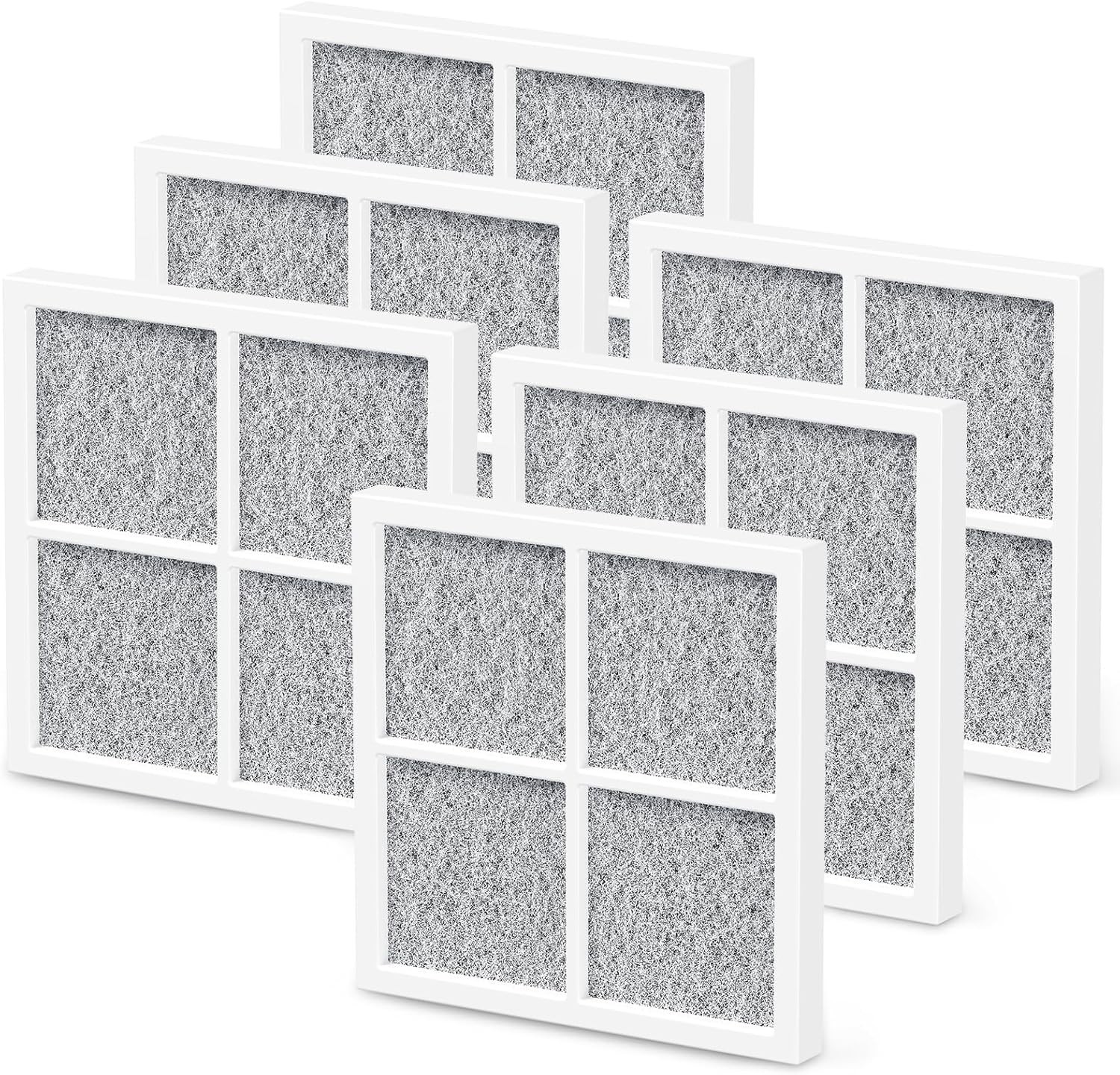 6 Pack LT120F Air Filter Replacement for LG and Kenmore Refrigerators