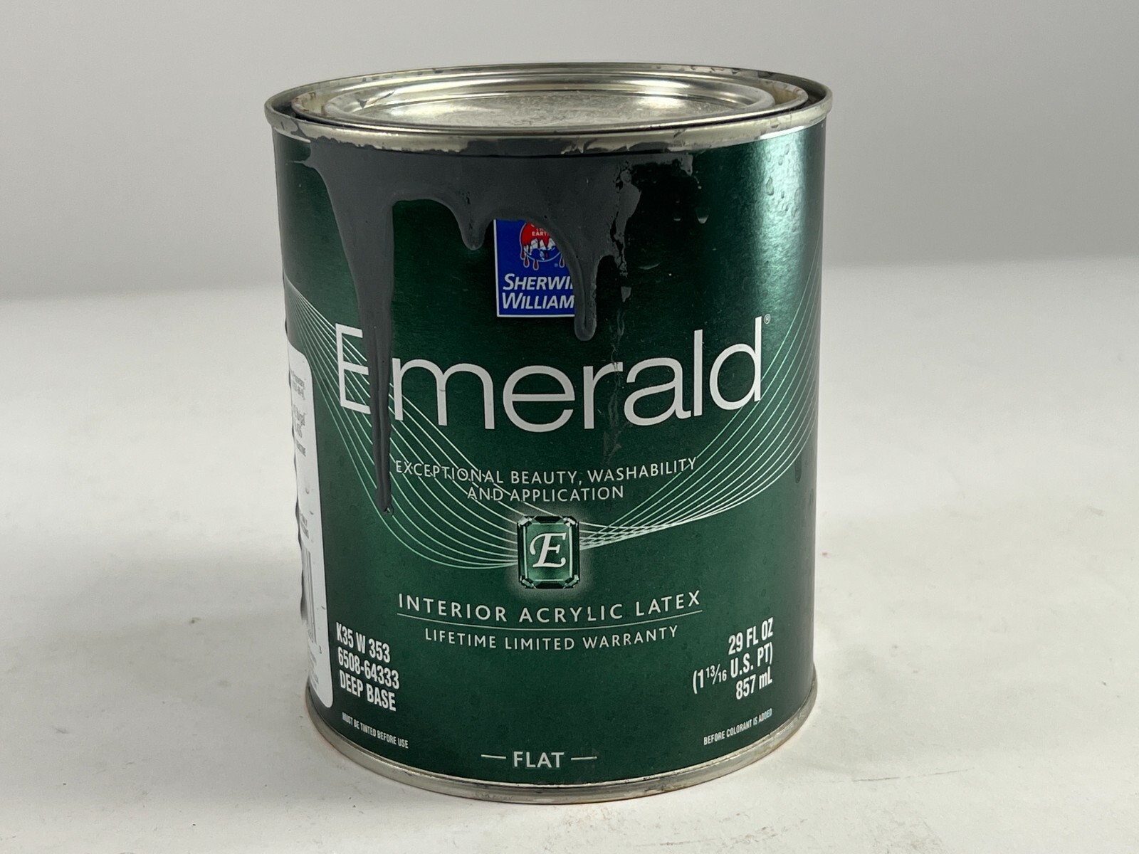 Sherwin-Williams Emerald Latex Paint 29oz – Web Gray SW7075