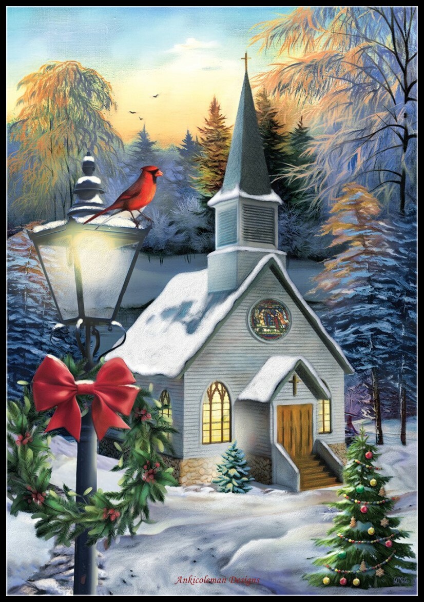 Come All Ye Faithful Winter - Chart Counted Cross Stitch Patterns Needlework