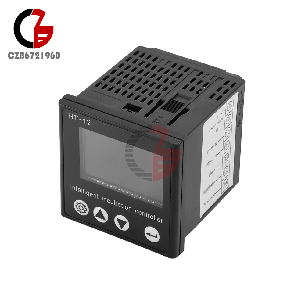 HT-12 LCD Temperature Humidity Controller Smart Incubator Temperature Controller