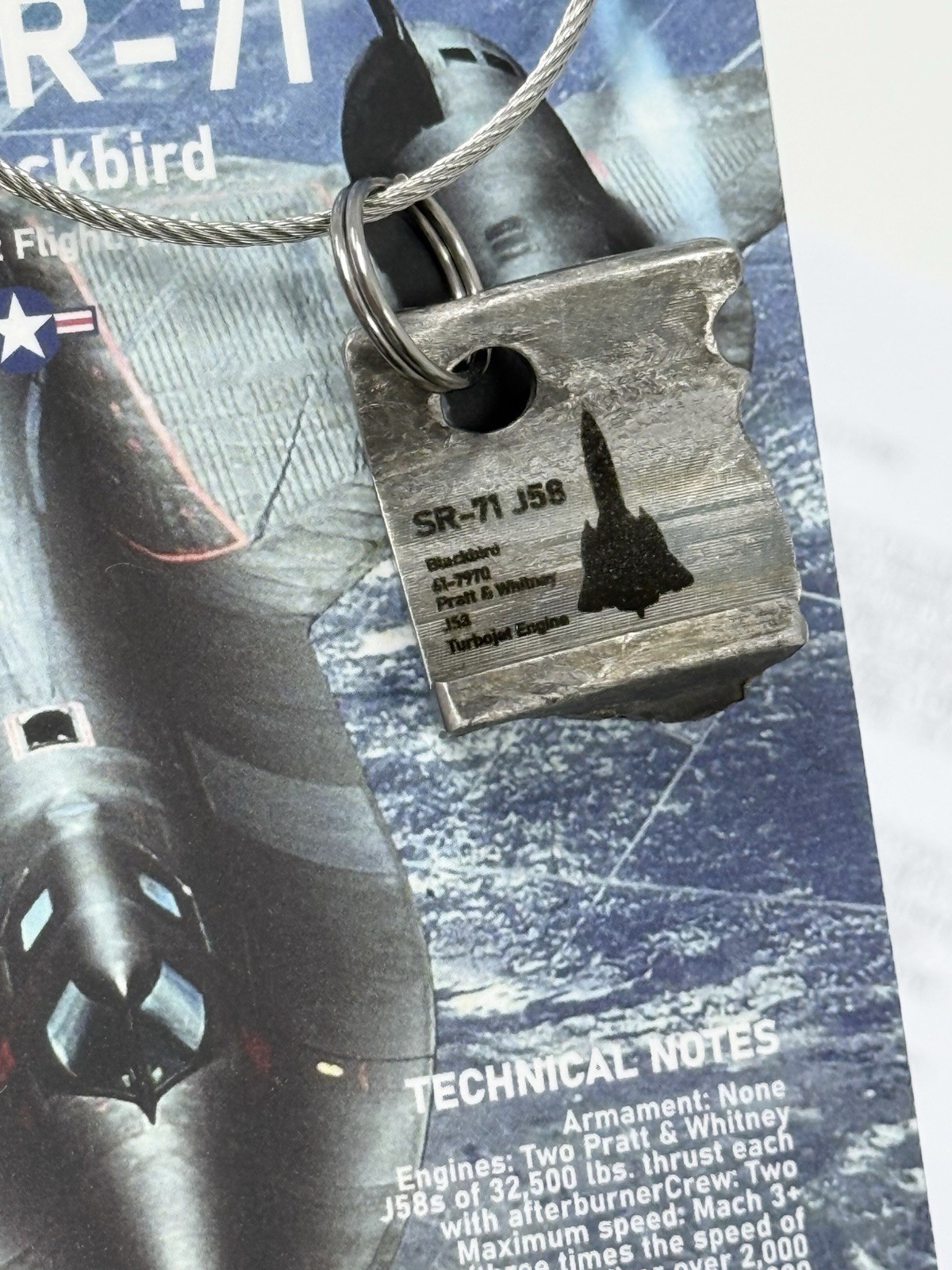 SR-71 Blackbird Aircraft Tag