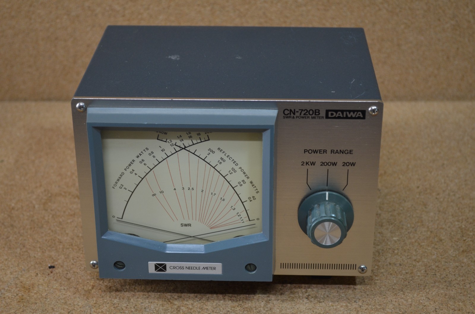 CN 720B HAM RADIO Cross Needle Watt Meter SWR TESTED Not Bird 43