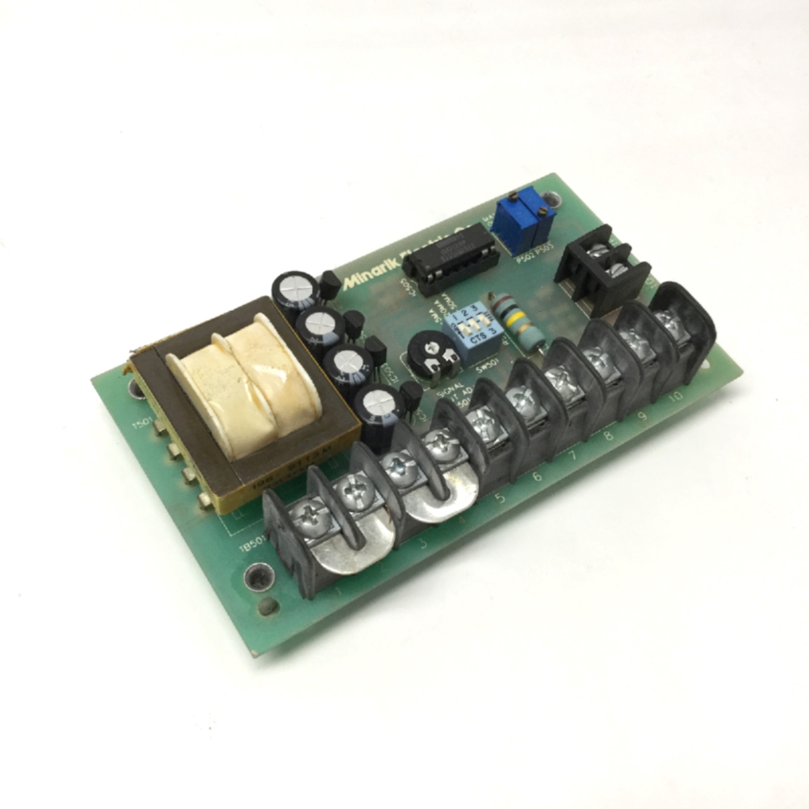 Minarik PCM4 Stand-Alone Motor Drive Isolation Card Remote Analog Control ±10VDC