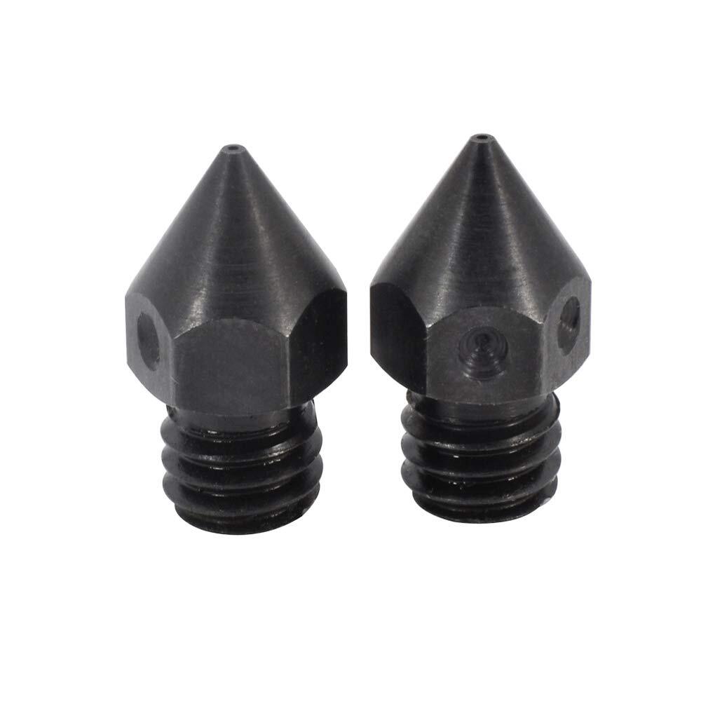 2pcs High Temperature Sharp Hardened Tool Steel Mk8 Nozzle 0.6mm Compatible With