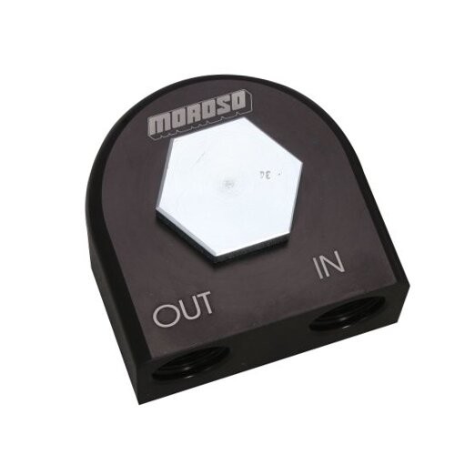 - 23682 Remote Oil Filter Adapter, 90 Deg, 3/4" -16
