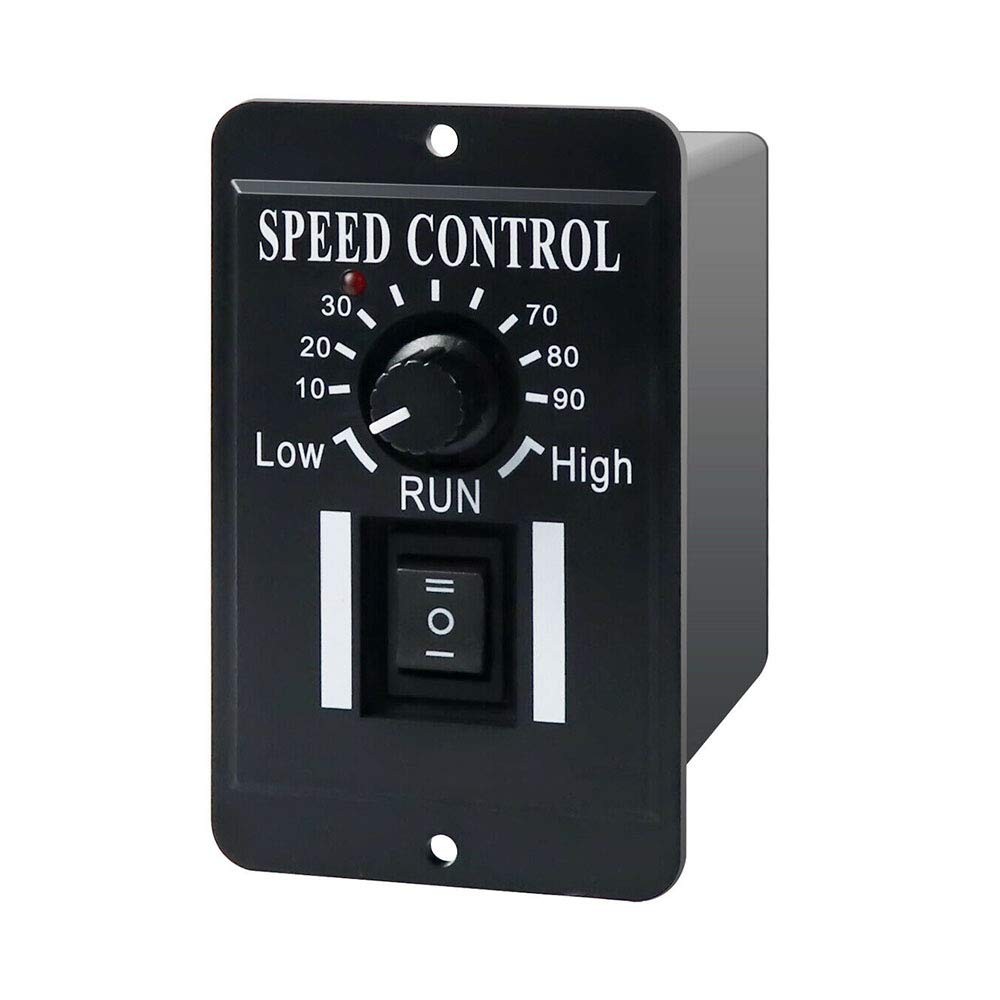 Acxico 1Pcs 12V 24V 36V 48V PWM DC Motor Speed Controller Reversible Switch 6...