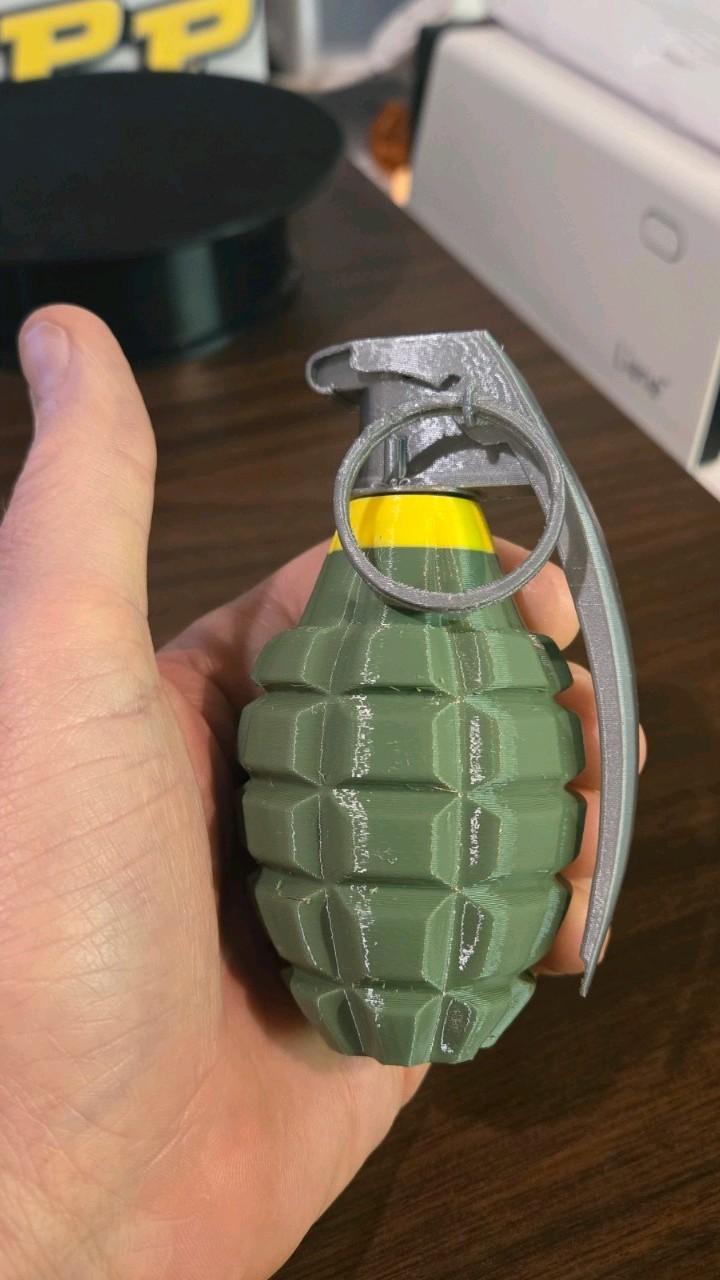 Military Grenade Replica Model