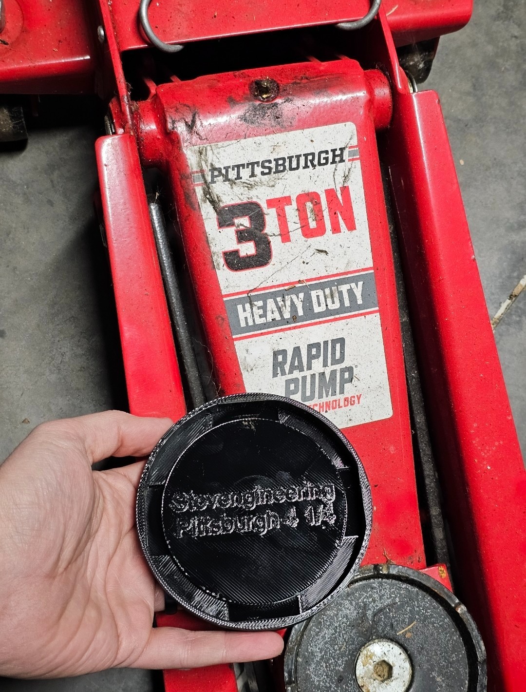 Pittsburgh Compatible Floor Jack Polyurethane Saddle Pads - Harbor Freight