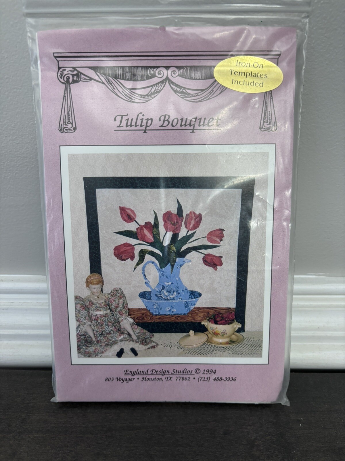 1994 Tulip Bouquet By English Design Studios 20" Finished New