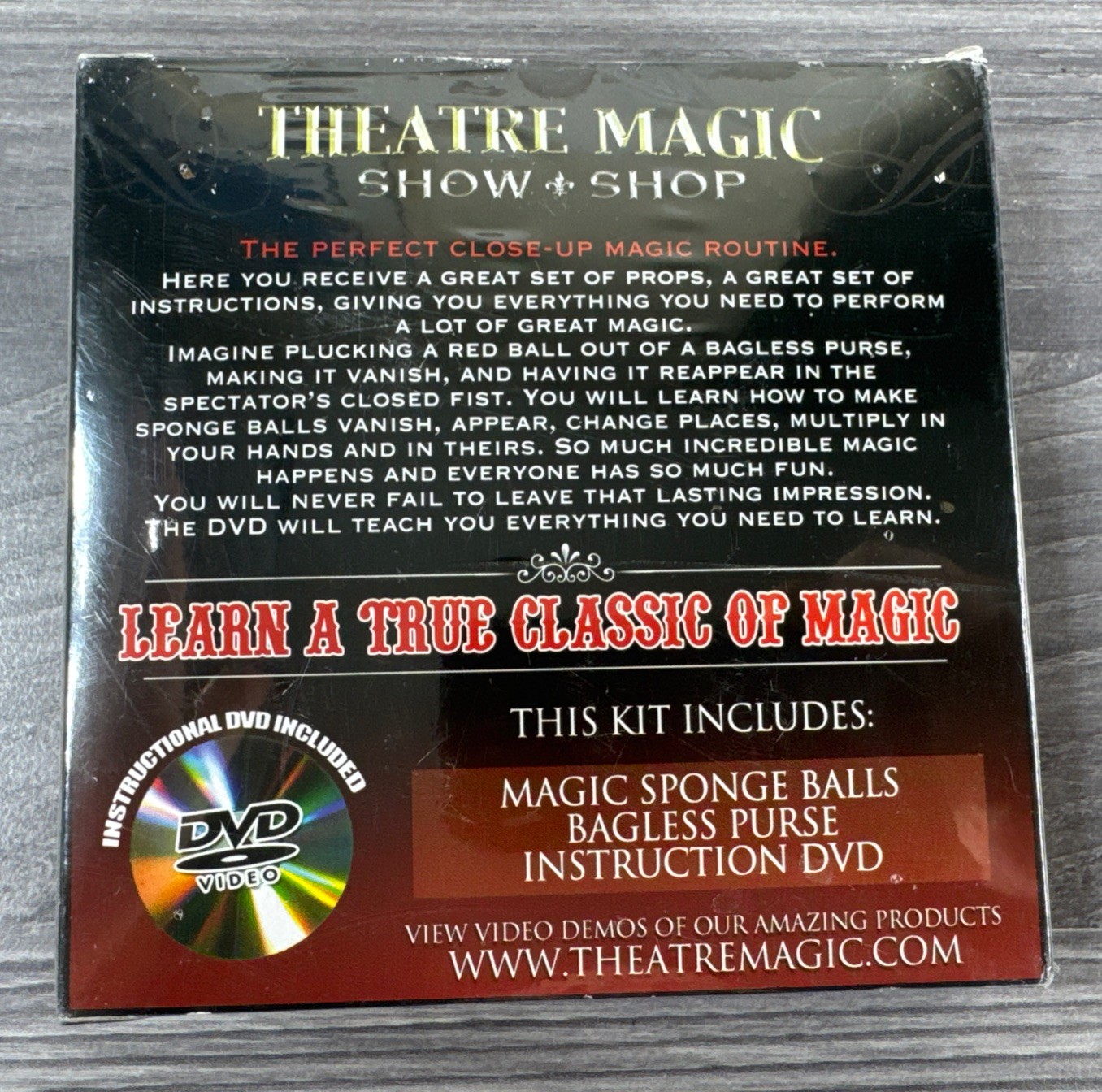 Theatre Magic Presents Sponge Ball Magic & The Levitator - Magic Tricks W/ DVD