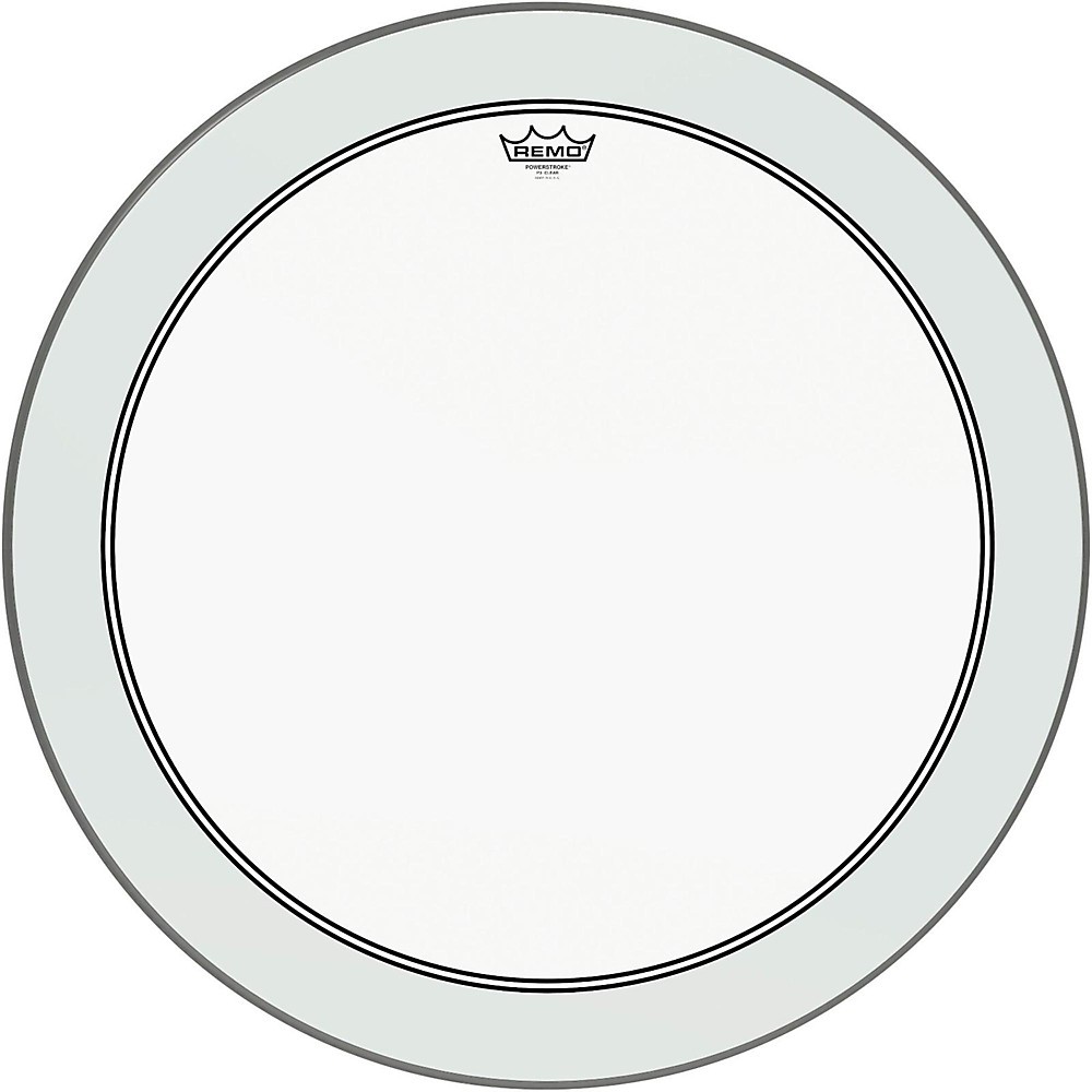 Remo Powerstroke 3 Clear Bass Drum Head with Impact Patch 28 in.